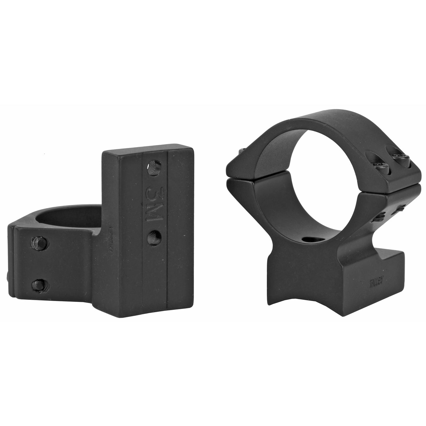 Talley Manufacturing, Light Weight Ring/Base Combo, 1" Med, Black Finish